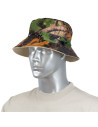 Brown forest camo bucket hat
