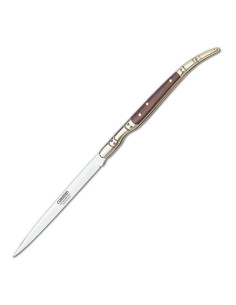 Stiletto type knife with stamina handle, blade 10 cms.