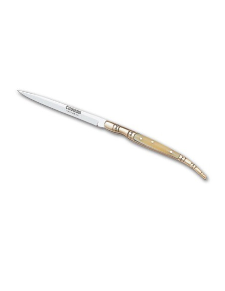 Stiletto-type penknife with antler...
