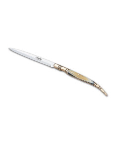 Stiletto knife with imitation horn handle, blade 11 cms. 2