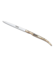 Stiletto knife with imitation horn handle, blade 10 cms. 2