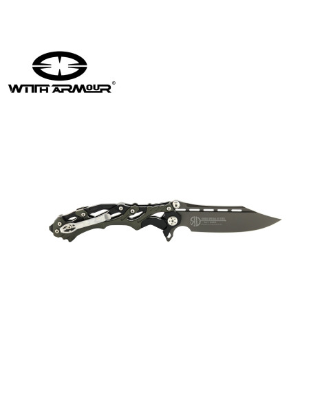 Tactical pocket knife, D2 steel blade