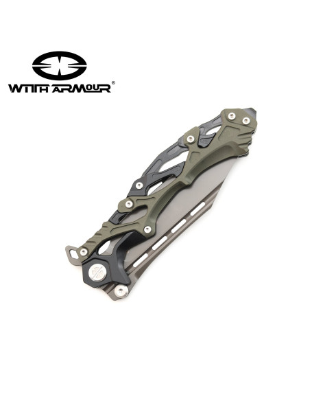 Tactical pocket knife, D2 steel blade