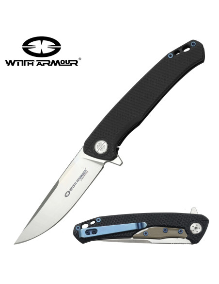 Flint tactical pocket knife, D2 steel...