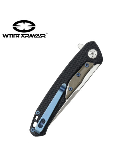 Flint tactical pocket knife, D2 steel...