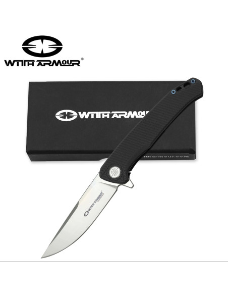 Flint tactical pocket knife, D2 steel...