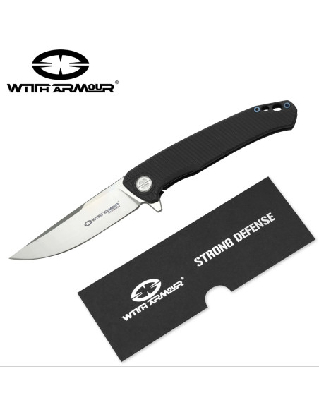 Flint tactical pocket knife, D2 steel...