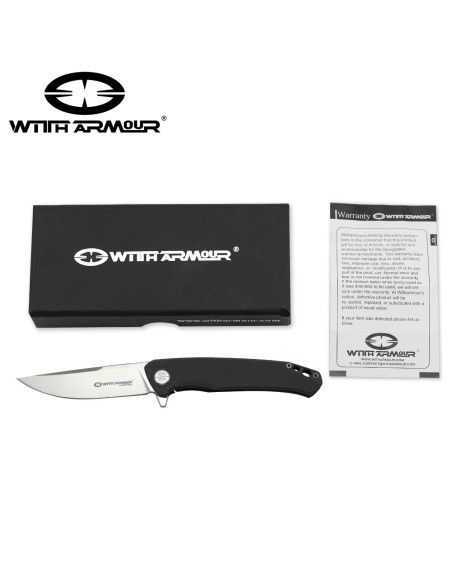 Flint tactical pocket knife, D2 steel...