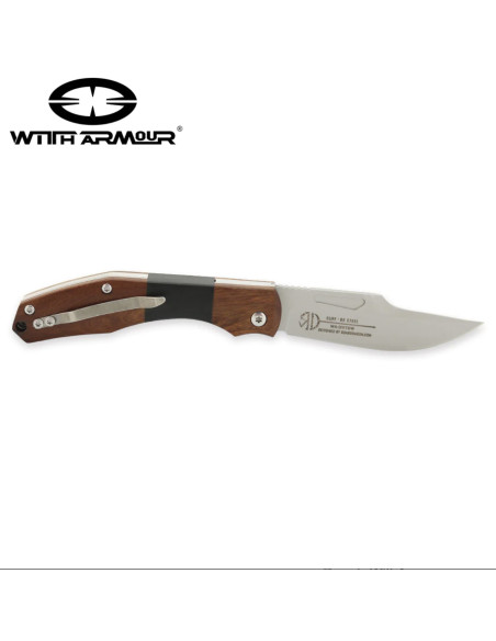 Stone tactical pocket knife, D2 steel...