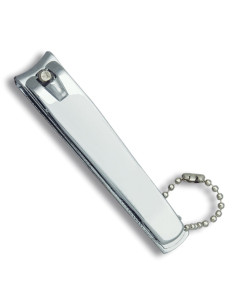 Classic large stainless steel nail clipper, 7.5 cm.