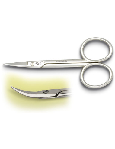 Curved Fine Point Cuticle Scissors, 3 1/2 Length
