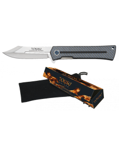 Tokisu CNC knife and G10 carbon fiber handle