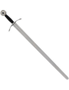 Crusader functional sword, battle-ready (with scabbard)