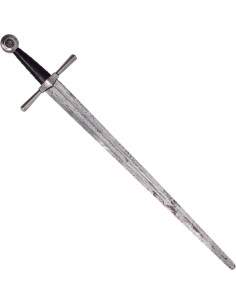 Medieval sword one hand with aged blade