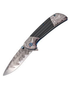 Third K2816SL Assisted Knife, Silver Finish
