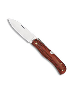 Albainox red pakka pocket knife, carbon steel blade