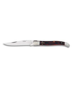 Laguiolé penknife with red stamina handle, blade 9 cms.