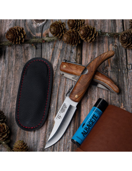 Albacete penknife with olive handle,...