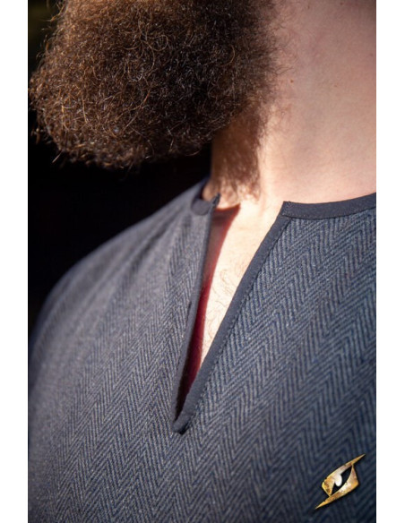 Viking tunic herringbone pattern...