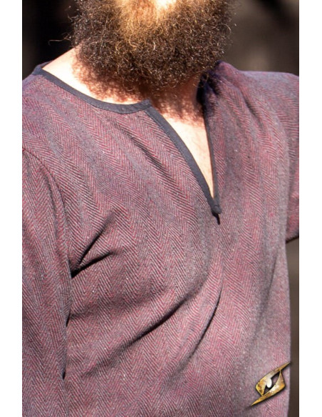 Viking tunic herringbone pattern in...