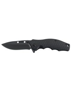 Albainox black pocket knife (20 cm.)