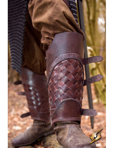 Leather Greaves set Ranger Epic Armory