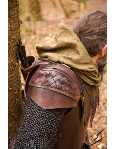 Leather Shoulder Pads Ranger Set from Epic Armoury.