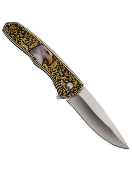 Assisted knife decorated Águila Third...