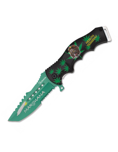 Albainox Marijuana pocket knife, blade 9.3 cm.
