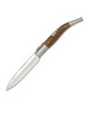 Albainox classic pocket knife with zebra wood handle, blade 13.20 cm.