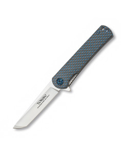 Tokisu carbon fiber knife with G10 handle, blade, 7.20 cm.