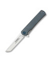 Tokisu carbon fiber knife with G10 handle, blade, 7.20 cm.
