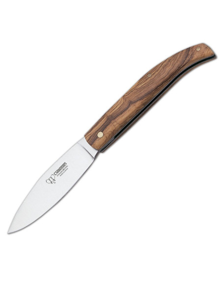 Olive handle pocket knife, blade 9.5...