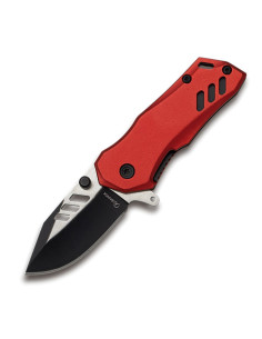 K-25 tactical knife with red aluminum handle