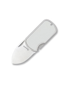 Dog Tag model pocket knife with clip, blade 4 cm.