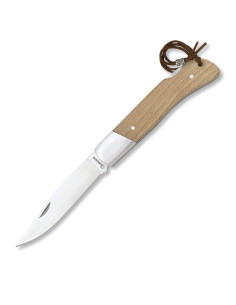 Albainox pocket knife with wooden handle and steel...