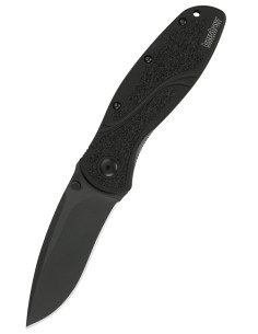 Kershaw Blur Pocket Knife, Smooth Black Blade