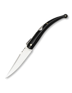 Classic knife with billet and curved handle, blade 8.5 cm.