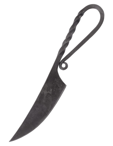 Hand forged medieval knife (21 cm.)