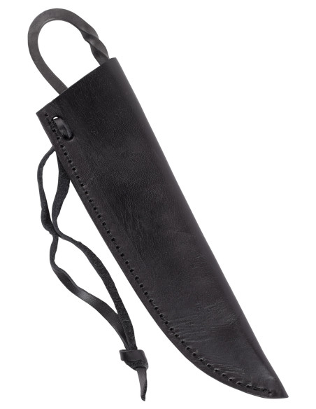 Hand forged medieval knife (21 cm.)