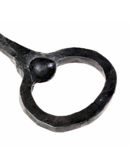 Medieval wrought iron bottle opener...