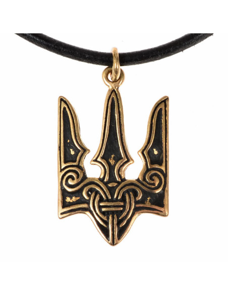 Ukrainian Rurikid trident pendant