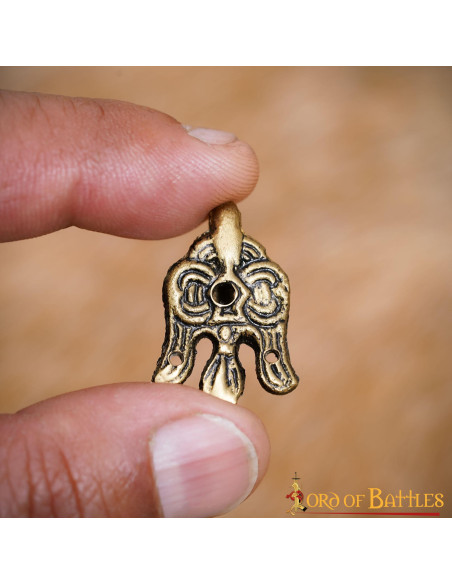 Set 2 Viking hooks with Odin's raven