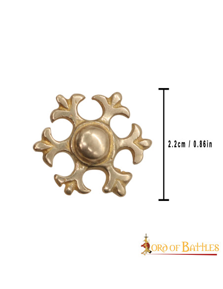 Set 5 decorative pieces fleur de lis