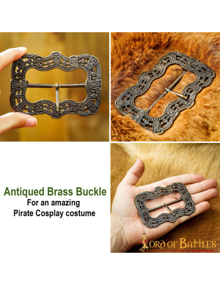 Jack Sparrow Pirate Belt Buckle