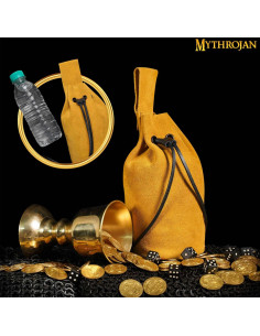 Medieval bag for recreationists - Mustard yellow