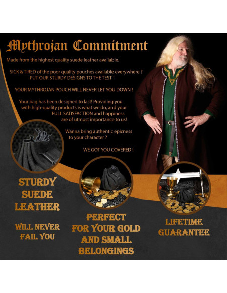 Medieval bag for recreations, gold... Medieval bag for recreations, gold...