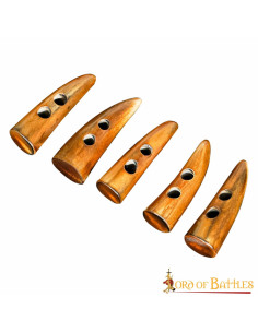 Set 5 medieval wooden closures