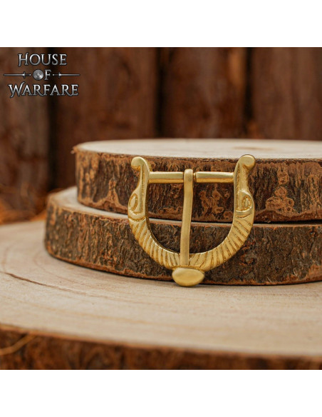 Belt buckle for Viking belts in brass Belt buckle for Viking belts in brass