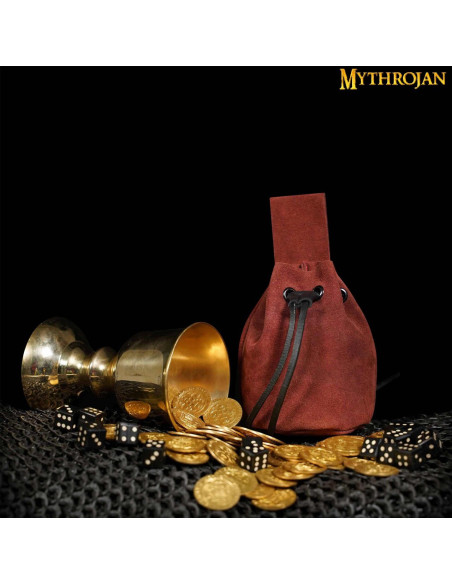 Medieval bag for recreationists - Red... Medieval bag for recreationists - Red...